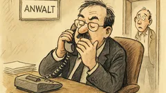 Witz: Ein Anwalt legt auf… zu früh?