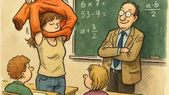 Witz: Schülerin zieht im Matheunterricht den Pullover