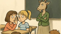 Witz: Tanja flüstert Susi im Unterricht zu…