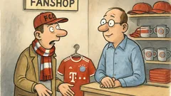 Witz: Ein Bayern-Fan geht in den Fanshop…