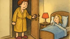 Witz: Die Mutter schickt Anja wieder ins Bett