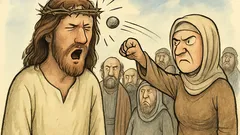 Witz: Wer ohne Schuld ist, werfe den ersten…