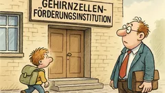Witz: Schule ist nur ein altmodischer Begriff…