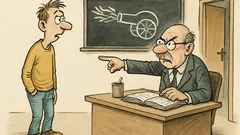 Witz: Abschlussprüfung – Schall oder Licht?