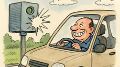 Witz: Beim Geblitztwerden: nicht grinsen!