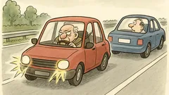 Witz: Linke Spur, keine Lichthupe – Geber!