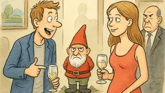 Witz: Fragt ein junger Mann auf einer Party…