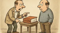 Witz: „Ich verachte den Duden!“