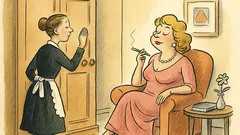 Witz: Die Diva hat ein zu diskretes Hausmädchen