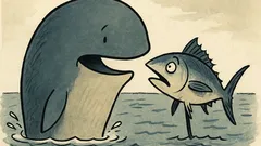 Witz: Treffen sich Thunfisch und Walfisch …