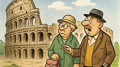 Witz: Die Blumreichs besuchen das Kolosseum