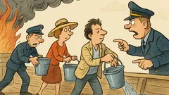 Witz: Auf einem Schiff bricht Feuer aus