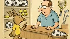 Witz: Häschen kommt ins Sportgeschäft: „Haddu Eckbälle?“